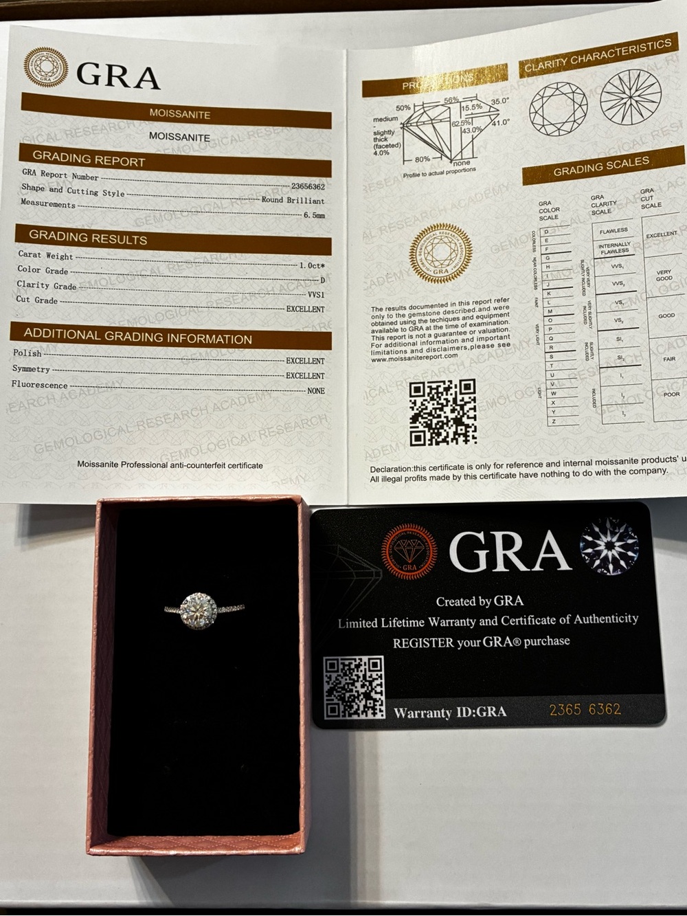 Diamond ring Round Brilliant Moissanite Halo Ring 925 Silver Adjustable size GRA